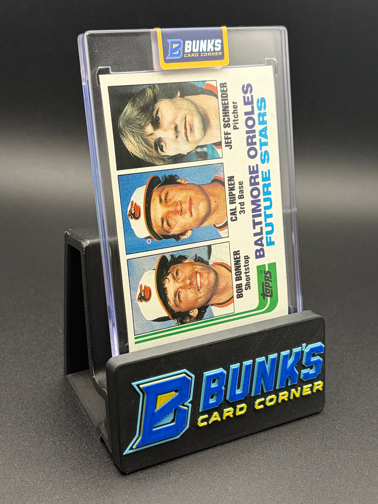 1982 Bob Bonner & Cal Ripken & Jeff Schneider Future Stars Topps