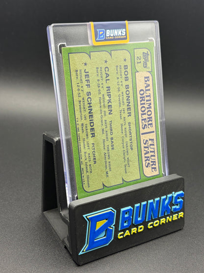 1982 Bob Bonner & Cal Ripken & Jeff Schneider Future Stars Topps