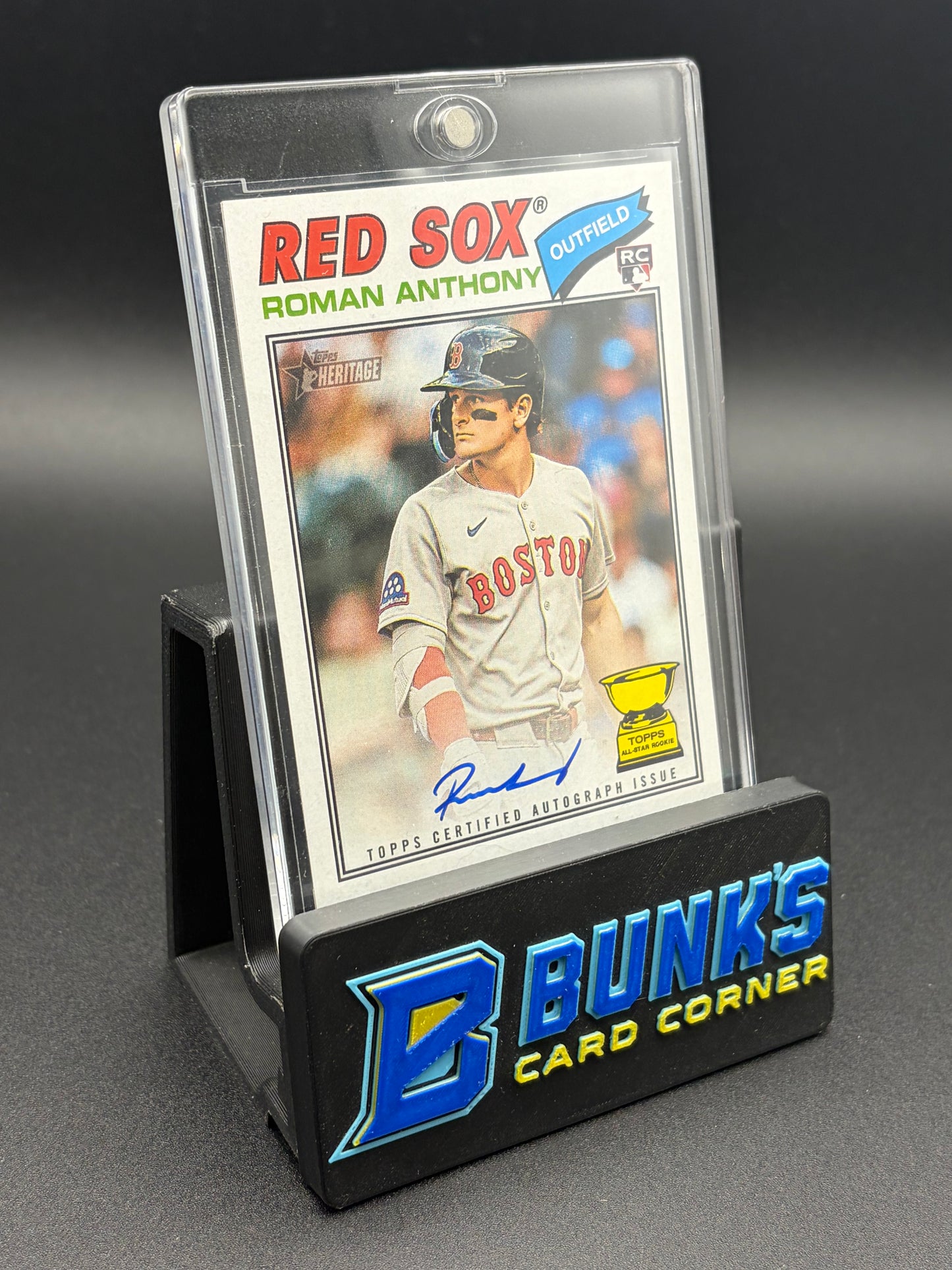 Roman Anthony Red Sox Auto Outfield RC Topps
