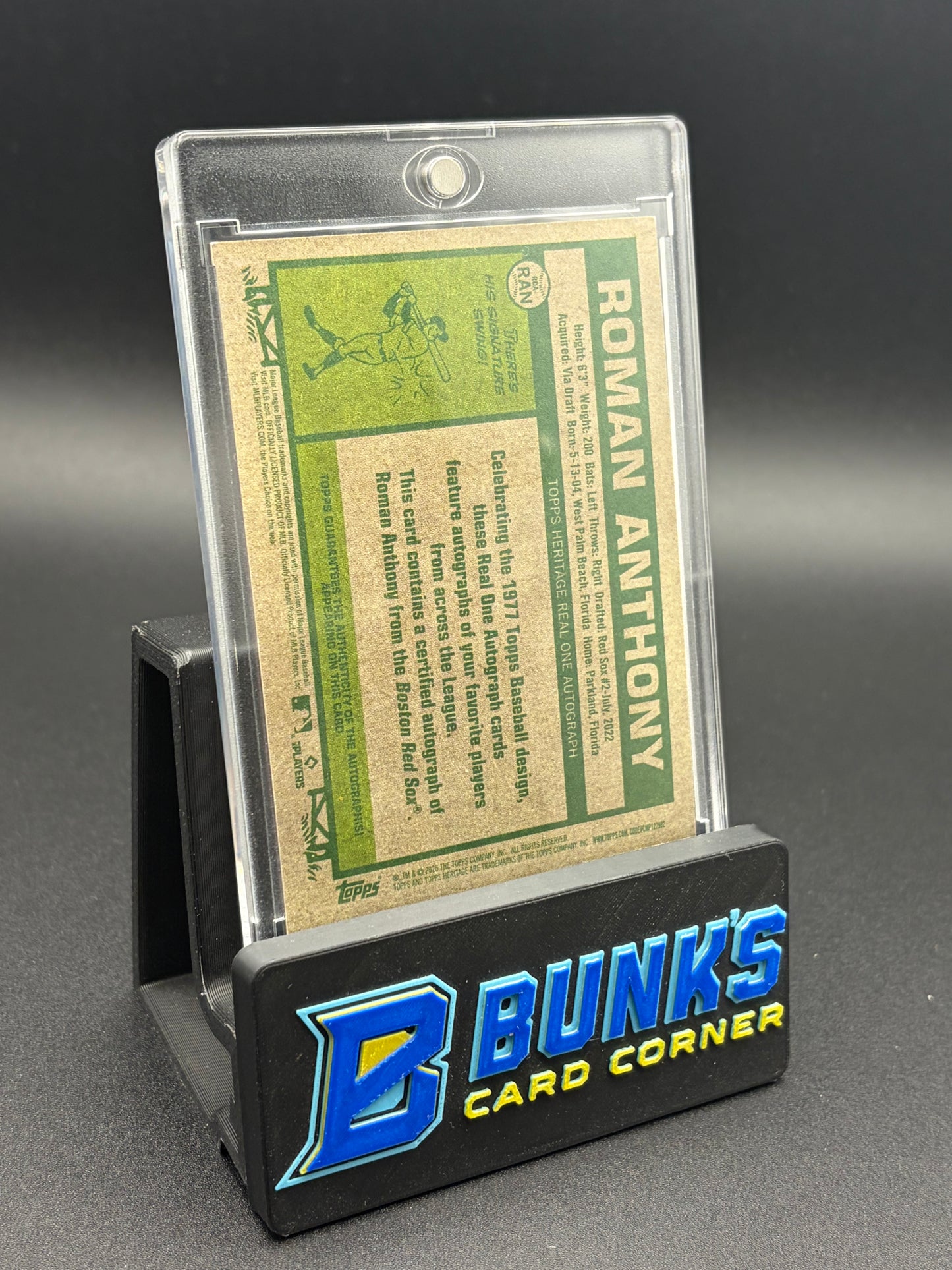 Roman Anthony Red Sox Auto Outfield RC Topps