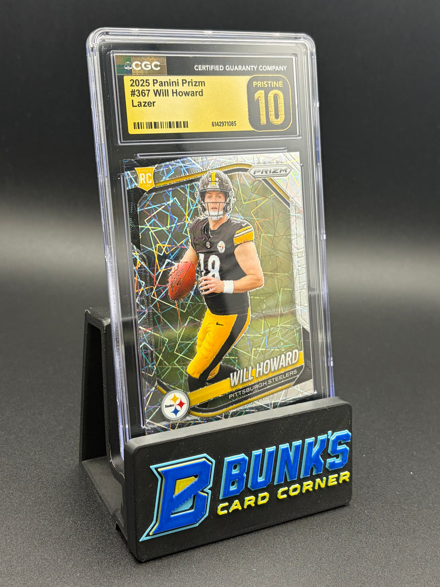 2025 Will Howard Lazer Panini Prizm CGC Pristine 10 RC