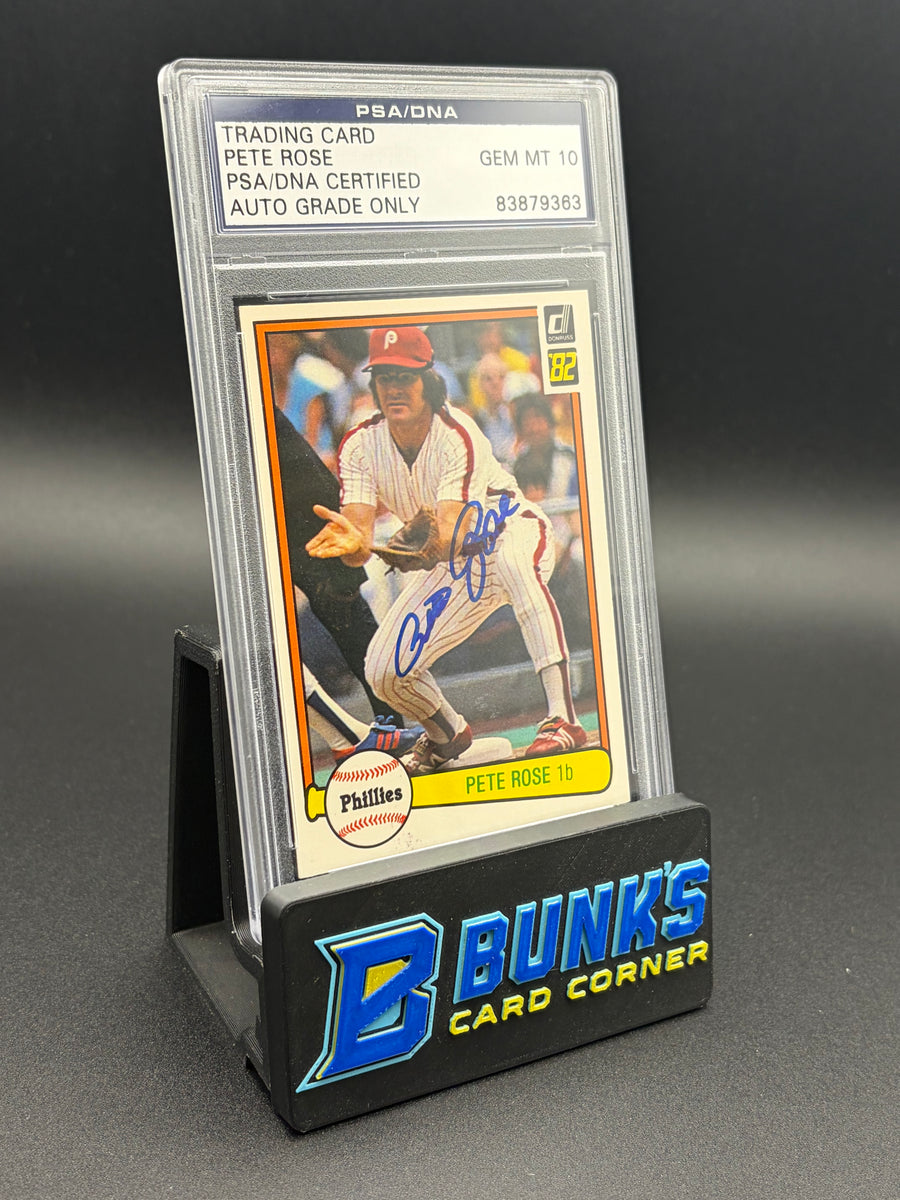 Pete Rose Auto Grade Only Trading Card PSA 10