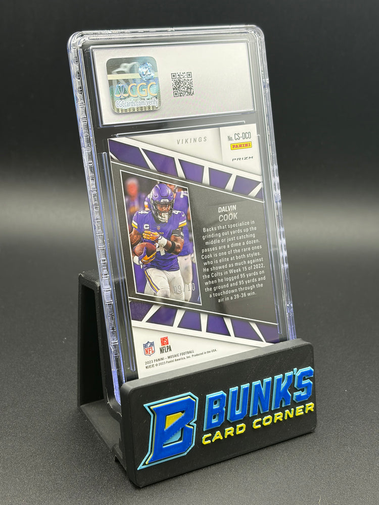 2023 Dalvin Cook Gold Center Stage Mosaic CGC 10 9/10