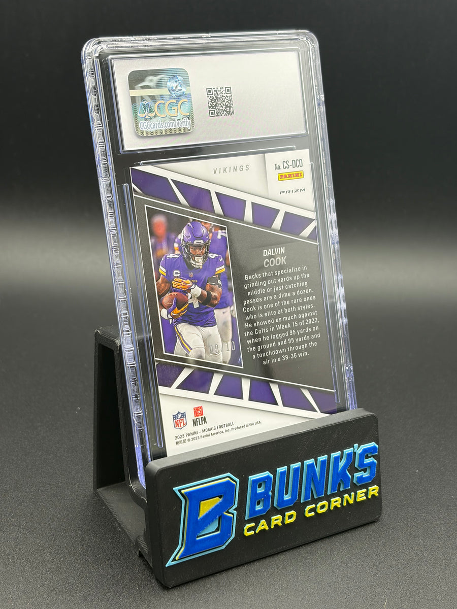2023 Dalvin Cook Gold Center Stage Mosaic CGC 10 9/10