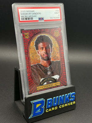 2025 Shedeur Sanders Micro Mosaic PSA 9 RC
