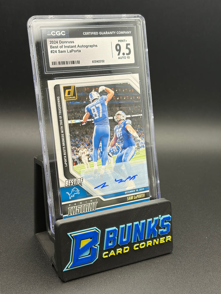 2024 Sam LaPorta Best of Instant Autographs CGC 9.5 Auto 10