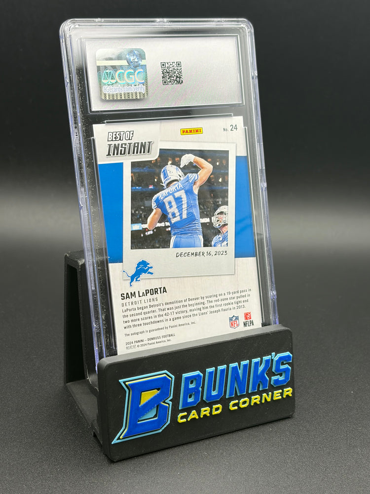 2024 Sam LaPorta Best of Instant Autographs CGC 9.5 Auto 10