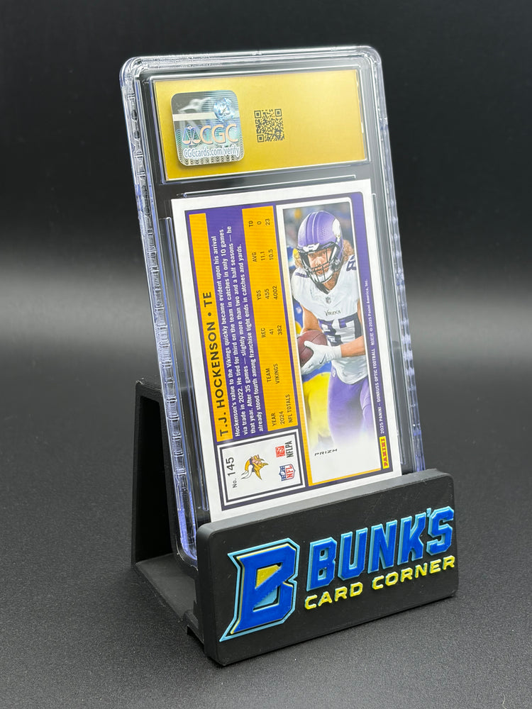 2025 TJ Hockenson Fire Optic CGC Pristine 10