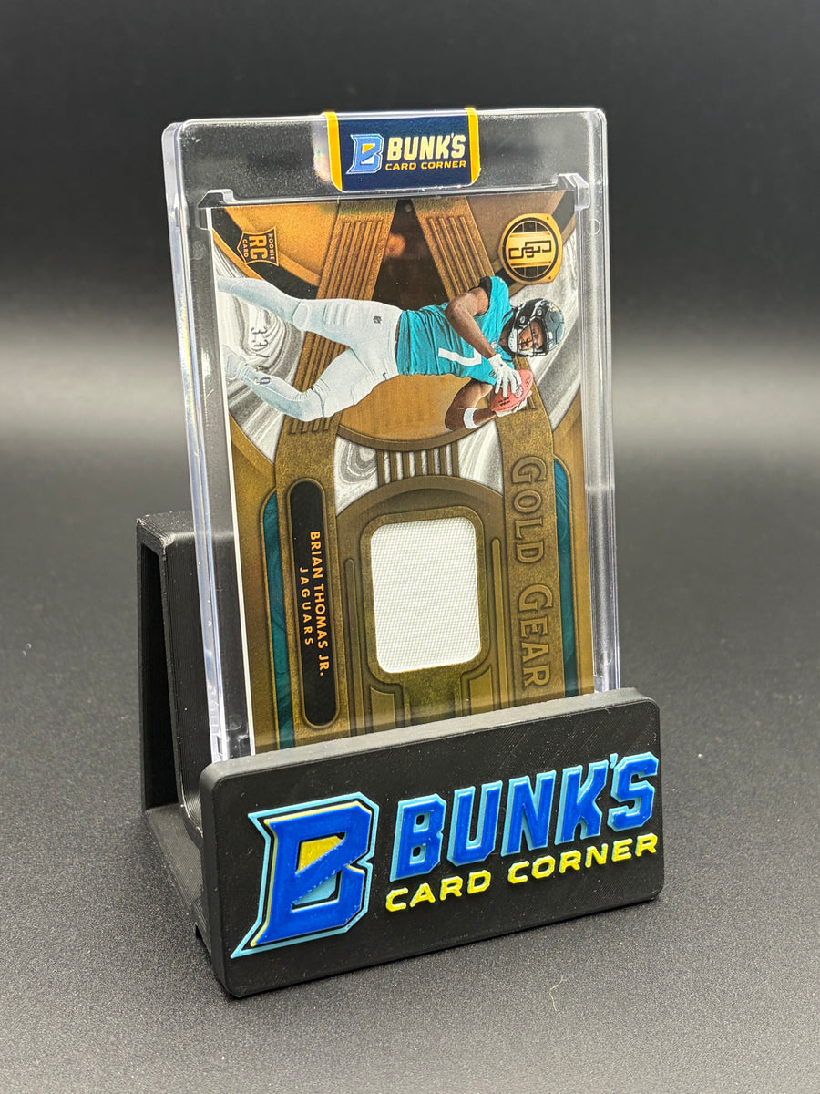 2024 Brian Thomas Jr Gold Gear White Patch RC 33/49