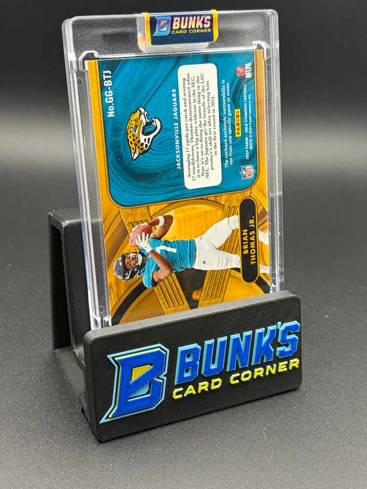 2024 Brian Thomas Jr Gold Gear White Patch RC 33/49
