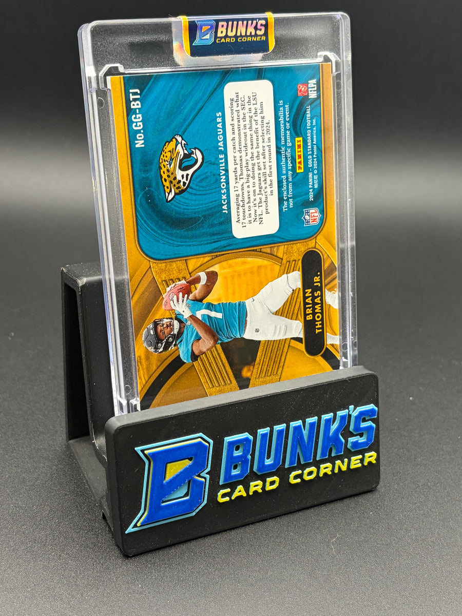 2024 Brian Thomas Jr Gold Gear White Patch RC 33/49