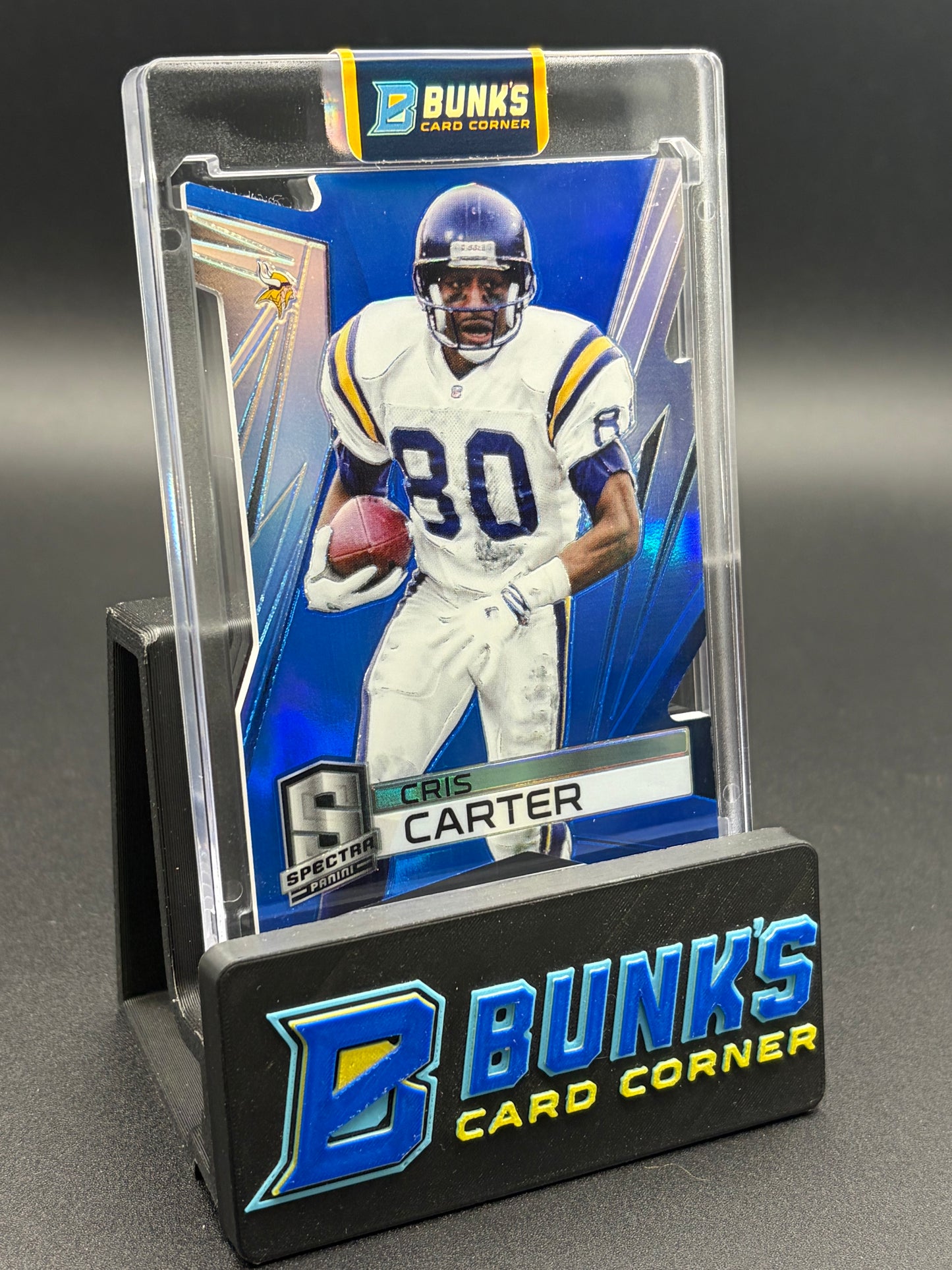 2014 Cris Carter Blue Shock Spectra Panini 3/25