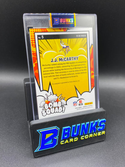 2024 JJ McCarthy B Squad! 15/99 Auto