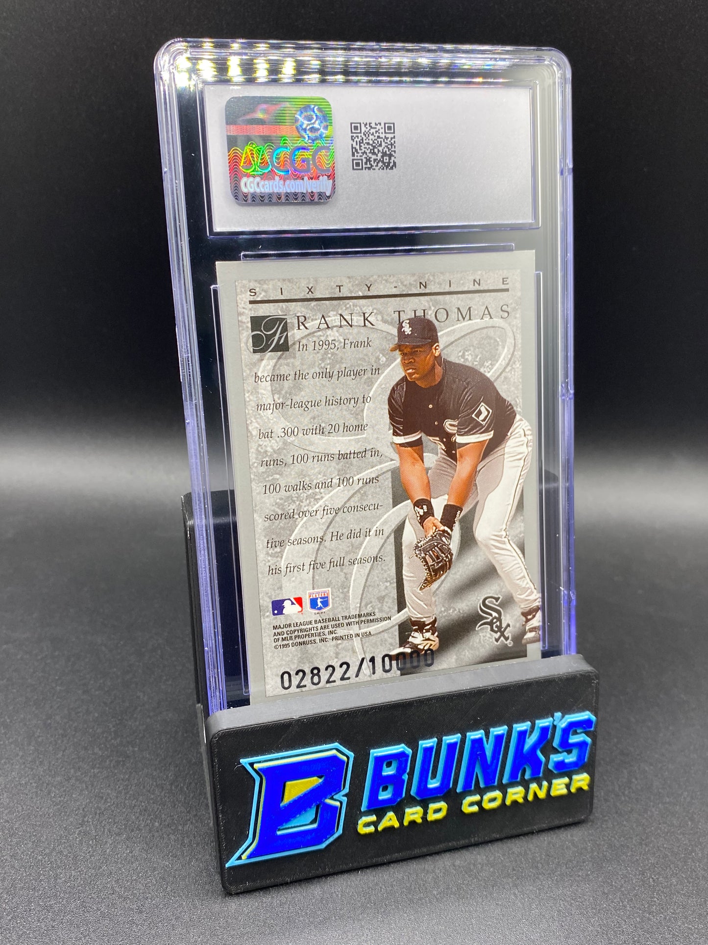 1996 Frank Thomas Elite Series CGC 7