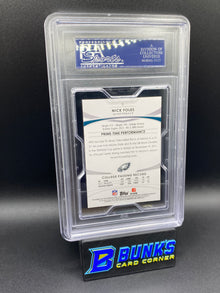 2012 Nick Foles Auto 47/75 Rc Gold PSA 8