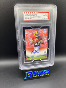 2012 Robert Griffin III Auto Silver Rainbow 30/50 RC PSA 8