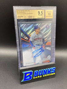 2015 George Springer Auto Beckett 9.5/10