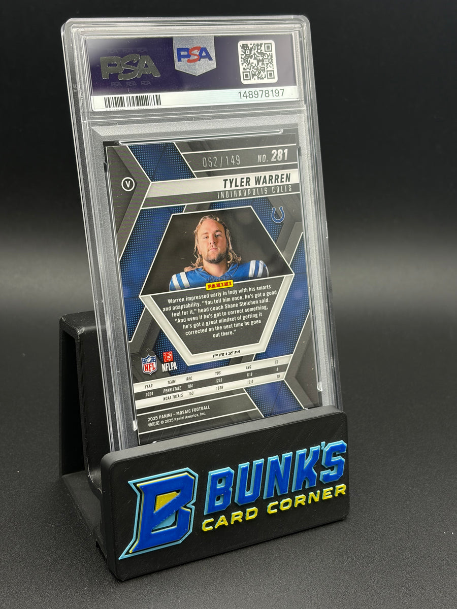 2025 Tyler Warren Silver Knight PSA 9 RC 62/149