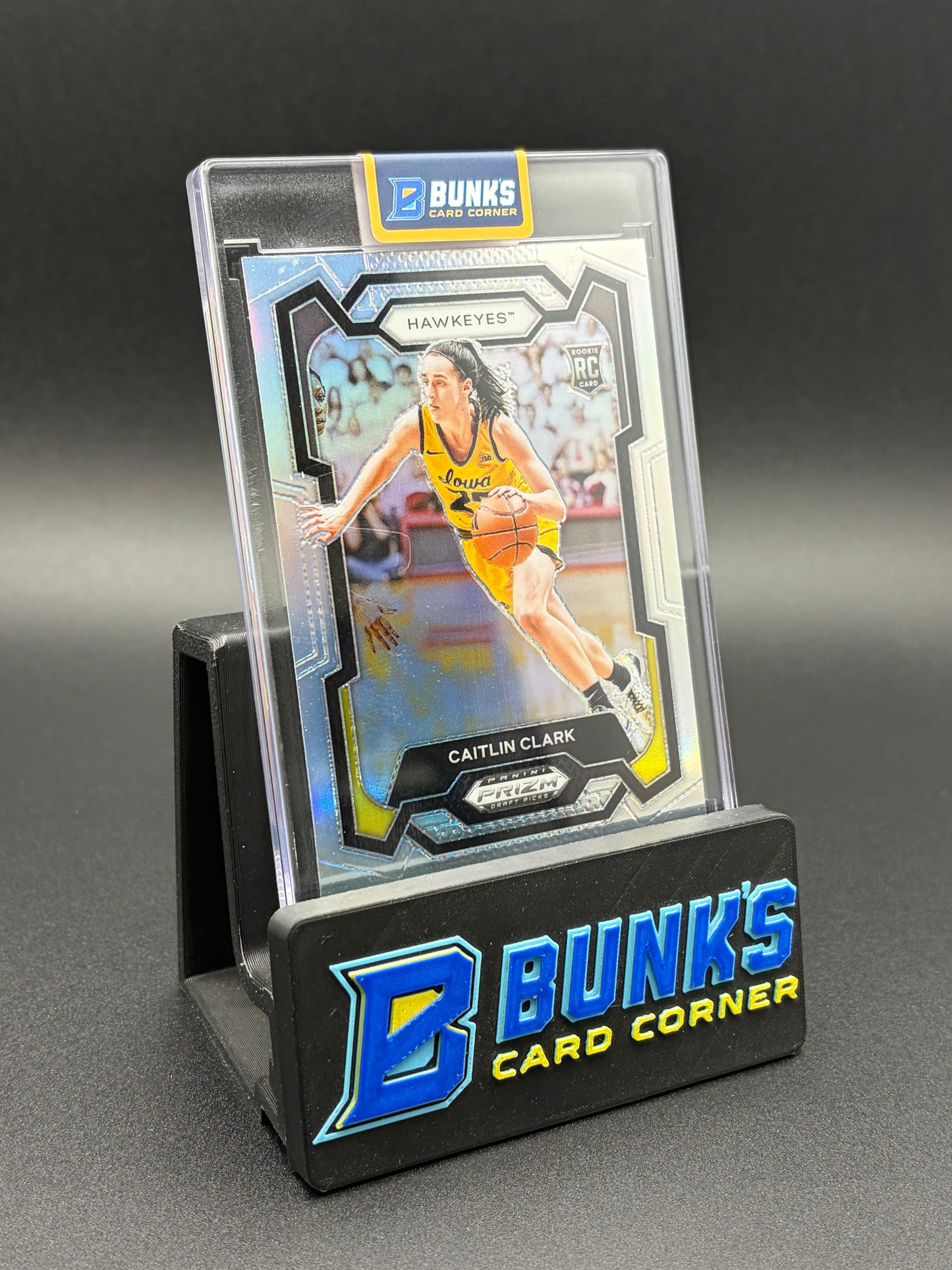 2024 Caitlin Clark Prizm Draft Picks Silver Shock RC
