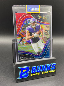 2021 Justin Jefferson Select Field Level Tri-Color 32/75