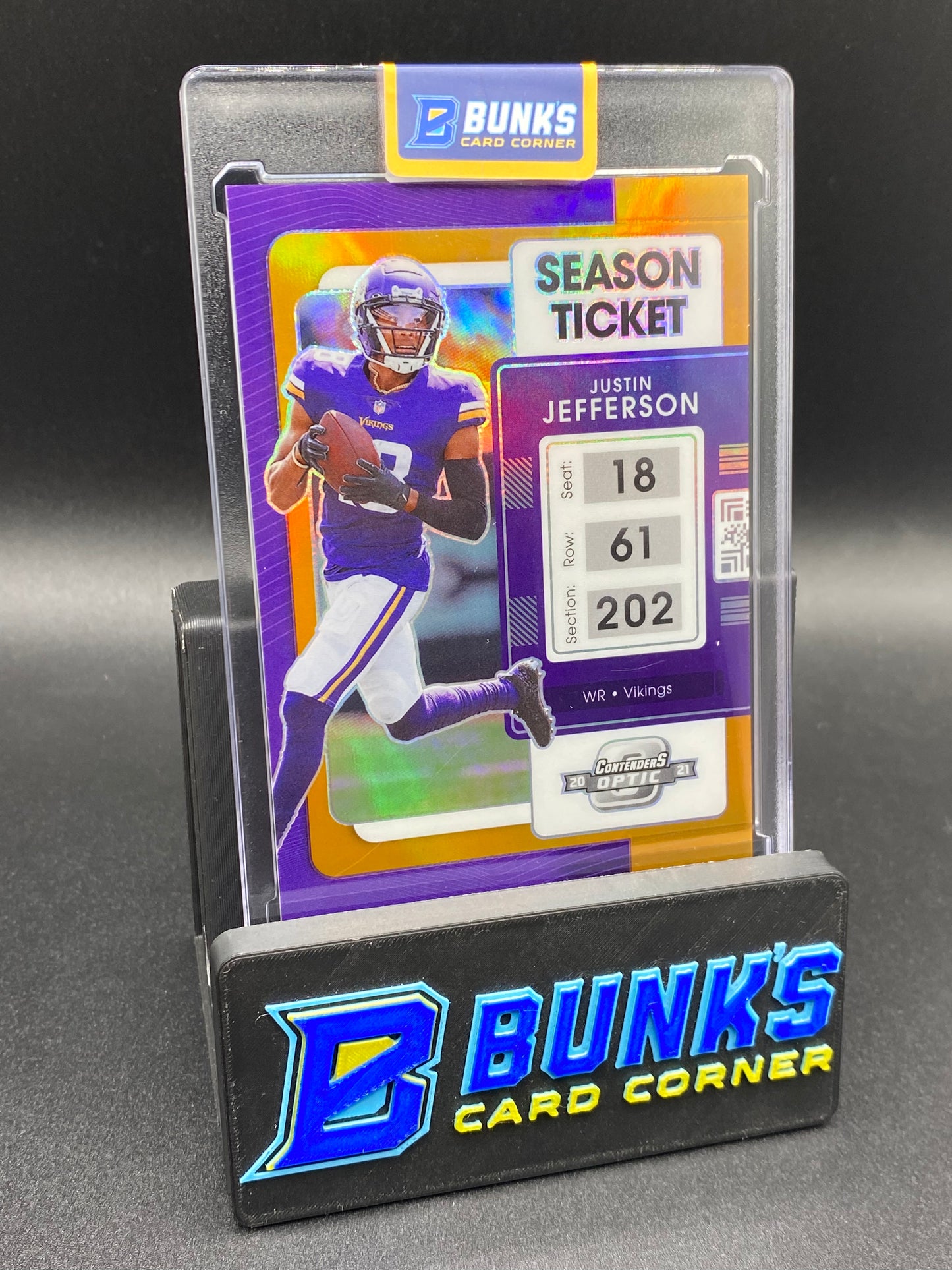 2021 Justin Jefferson Season Ticket 14/50