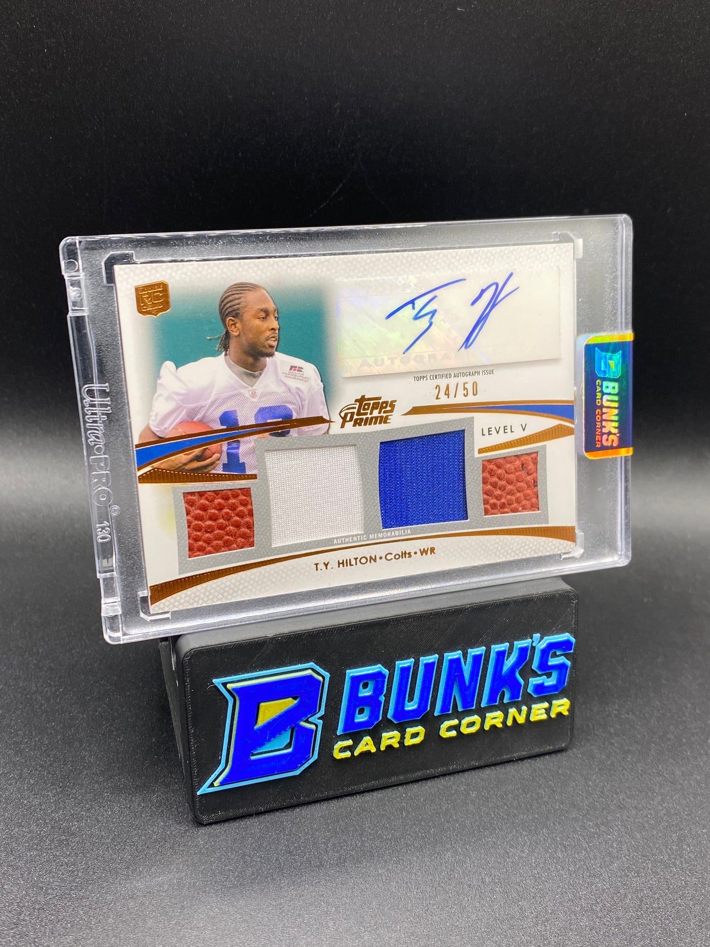 2012 TY Hilton 24/50 Prime Time Auto Patches Rc