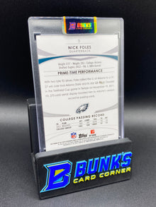 2012 Nick Foles 3/25 Prime Time Auto Rc