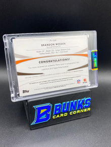 2012 Brandon Weeden 6/10 Prime Time Patches Auto Rc