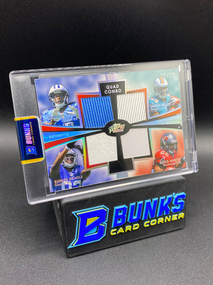 2012 Kendall Wright, Rueben Randle, Lamar Miller, Doug Martin 3/10 Prime Time Quad Combo