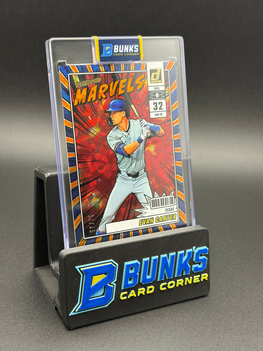 2025 Evan Carter Donruss Panini Diamond Marvels 57/75