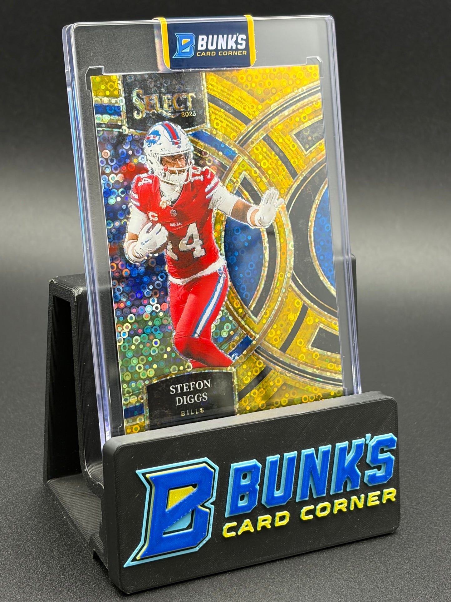2023 Stefon Diggs Select Panini Gold & Blue Disco 3/10