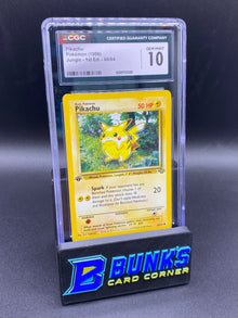 Pikachu Jungle 1st Edition CGC 10
