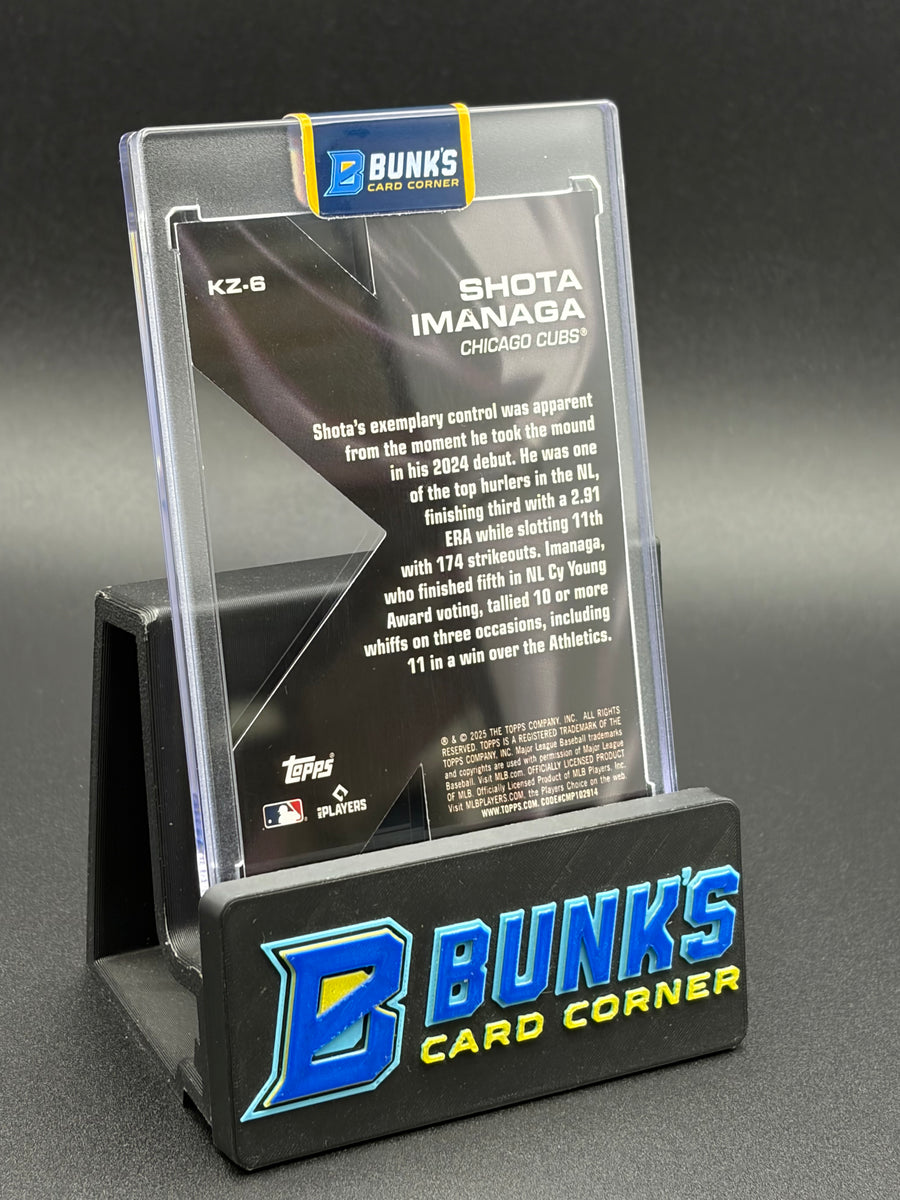 2025 Shota Imanaga K-Zone Topps Die Cut