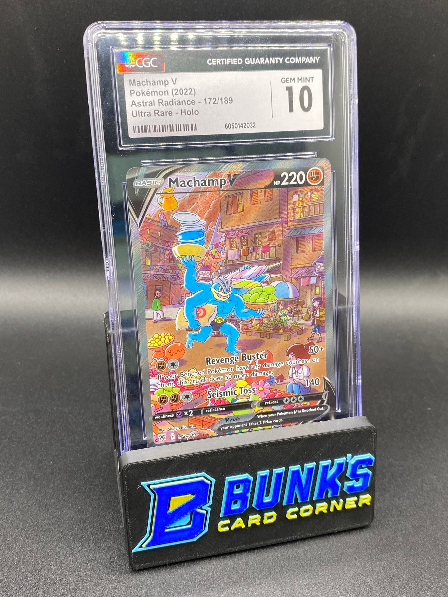 Machamp V Alt Art Astral Radiance CGC 10