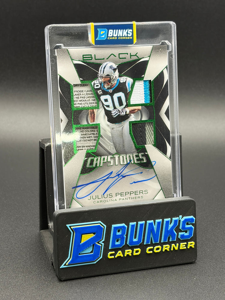 2025 Julius Peppers Black Panini Green Capstones Memorabilia Auto