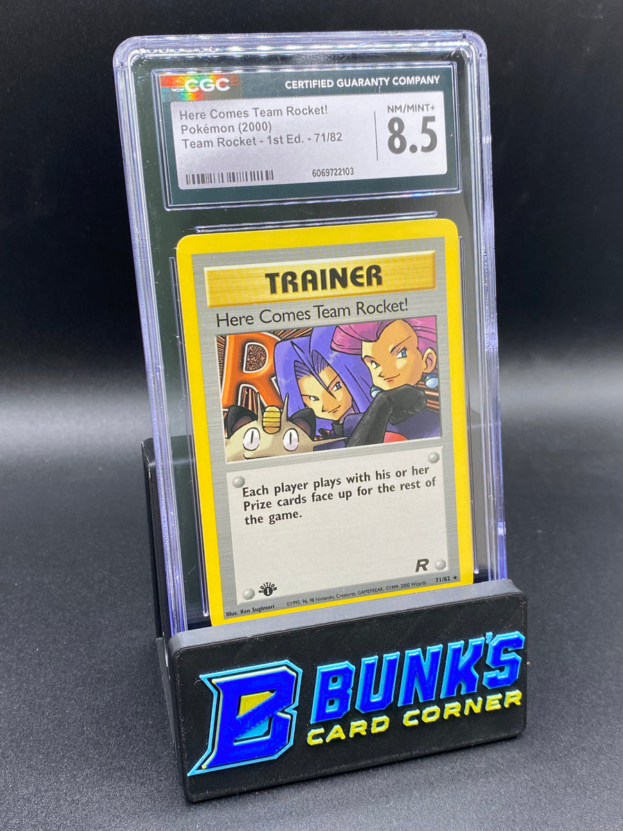 Here Comes Team Rocket! Team Rocket 1st edition CGC 8.5