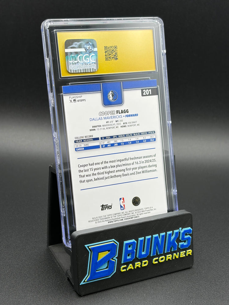 2025-26 Cooper Flaggs Topps CGC Pristine 10 RC
