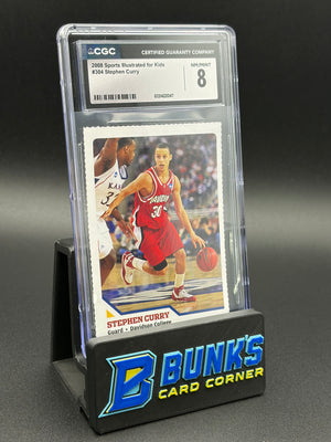 2008 Stephen Curry Sports Illustrated for Kids CGC 8