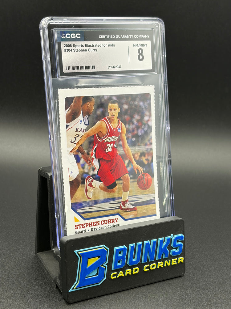 2008 Stephen Curry Sports Illustrated for Kids CGC 8