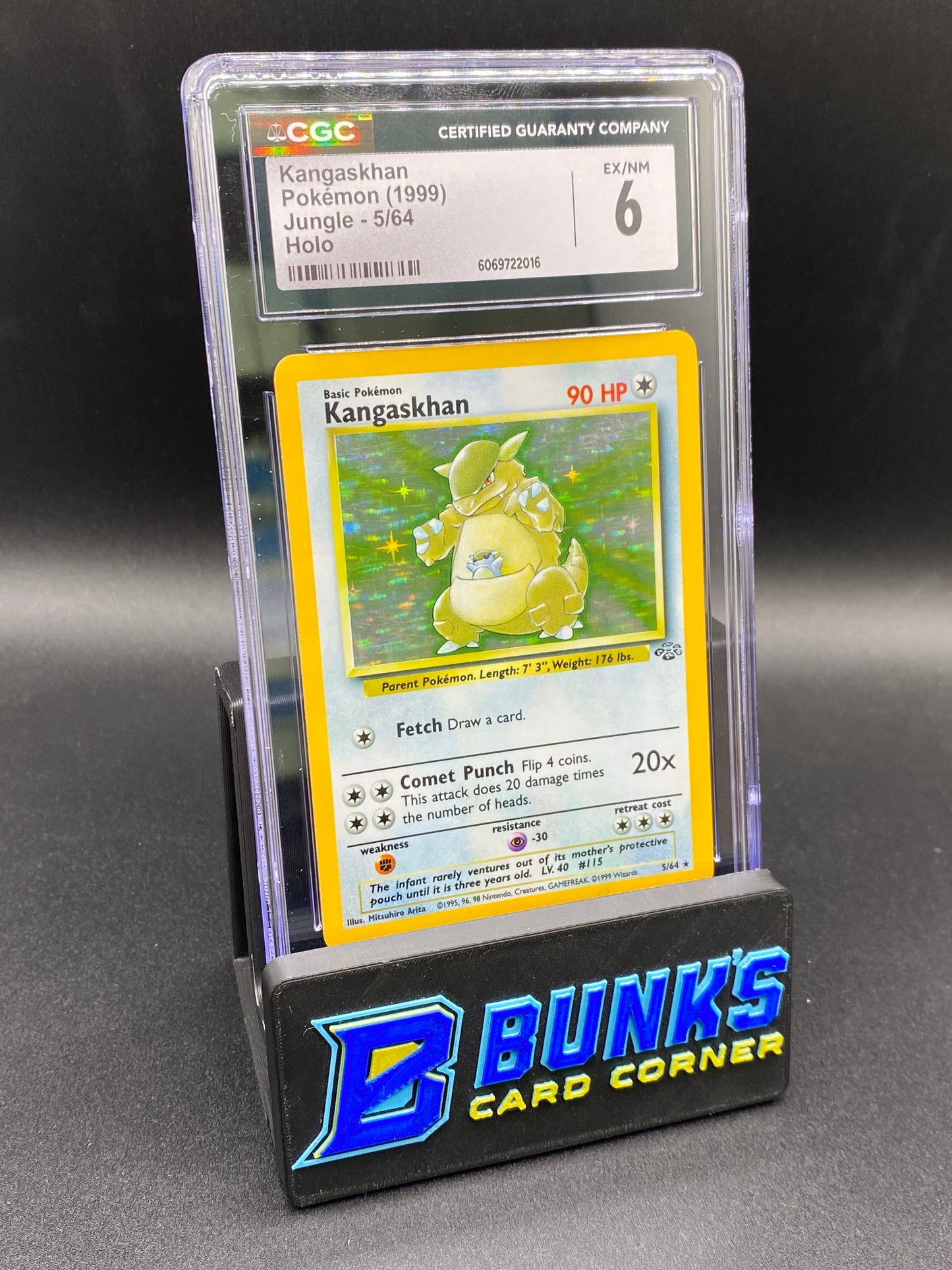Kangaskhan Holo Jungle CGC 6