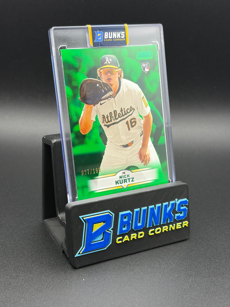 2025 Nick Kurtz Topps Stadium Club Green 27/199 RC