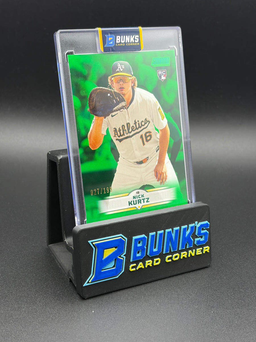 2025 Nick Kurtz Topps Stadium Club Green 27/199 RC