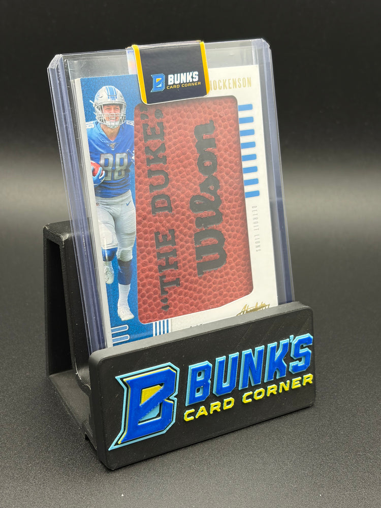 2019 TJ Hockenson Panini Absolute Game Used Ball "The Duke" 3/5