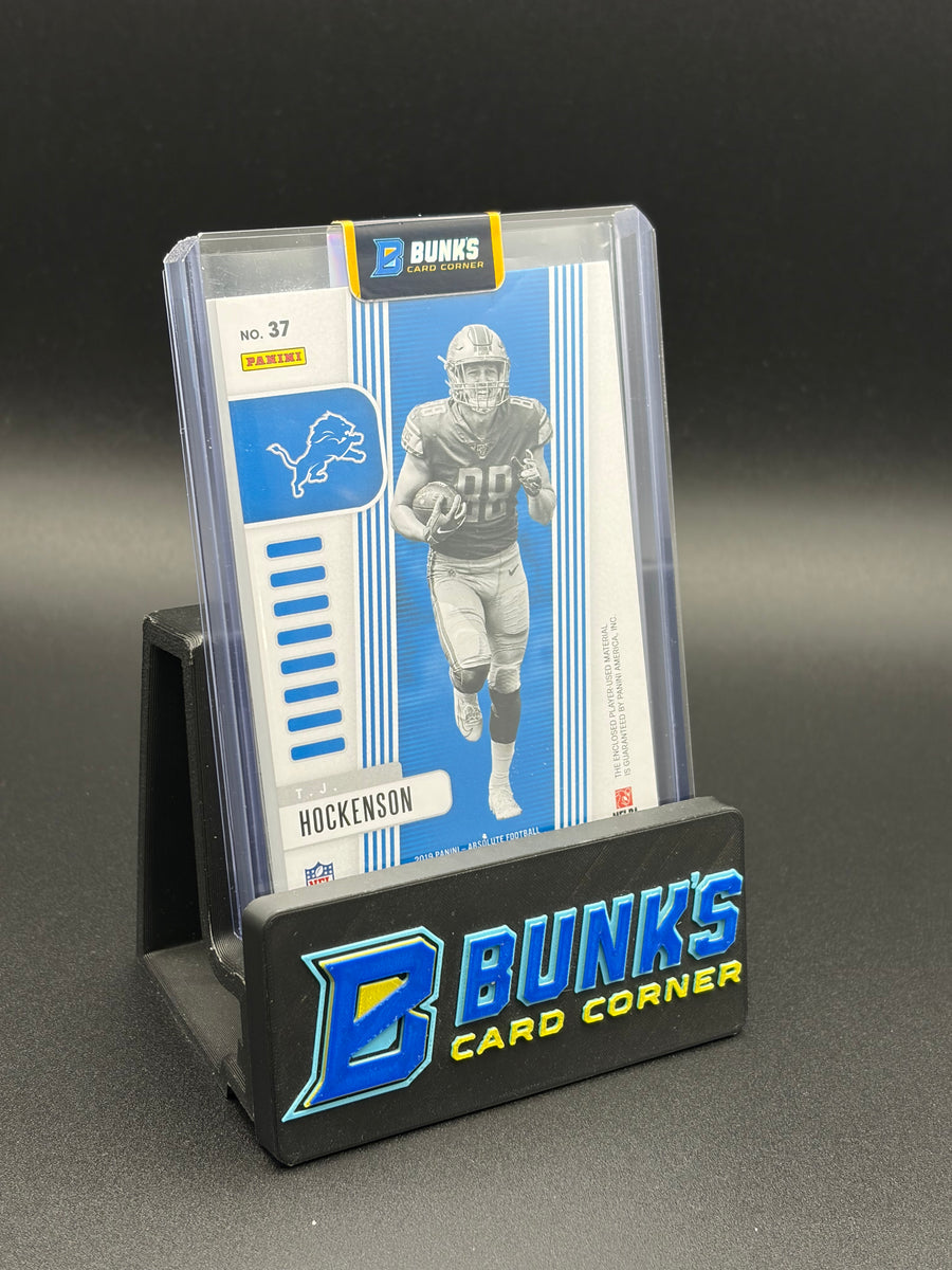 2019 TJ Hockenson Panini Absolute Game Used Ball "The Duke" 3/5