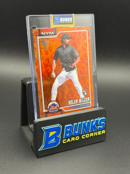 2026 Nolan McLean Topps Easter Chick Foil Variation RC