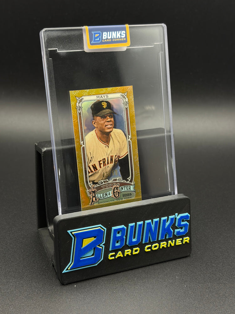 2025 Willie Mays Mini Topps Chrome HOF 43/50