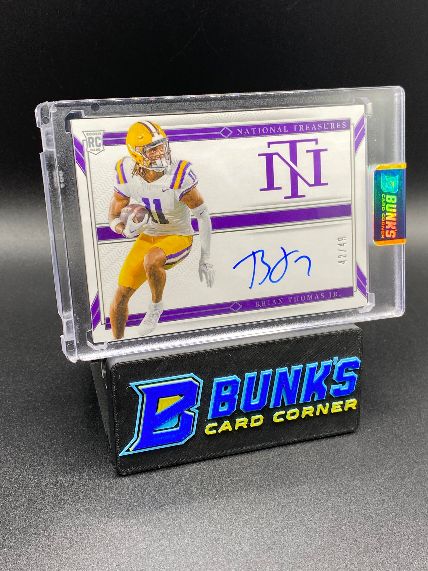 2023 Brian Thomas Jr. 42/49 Auto National Treasures