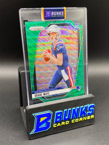 2024 Drake Maye Green Prizm Rc