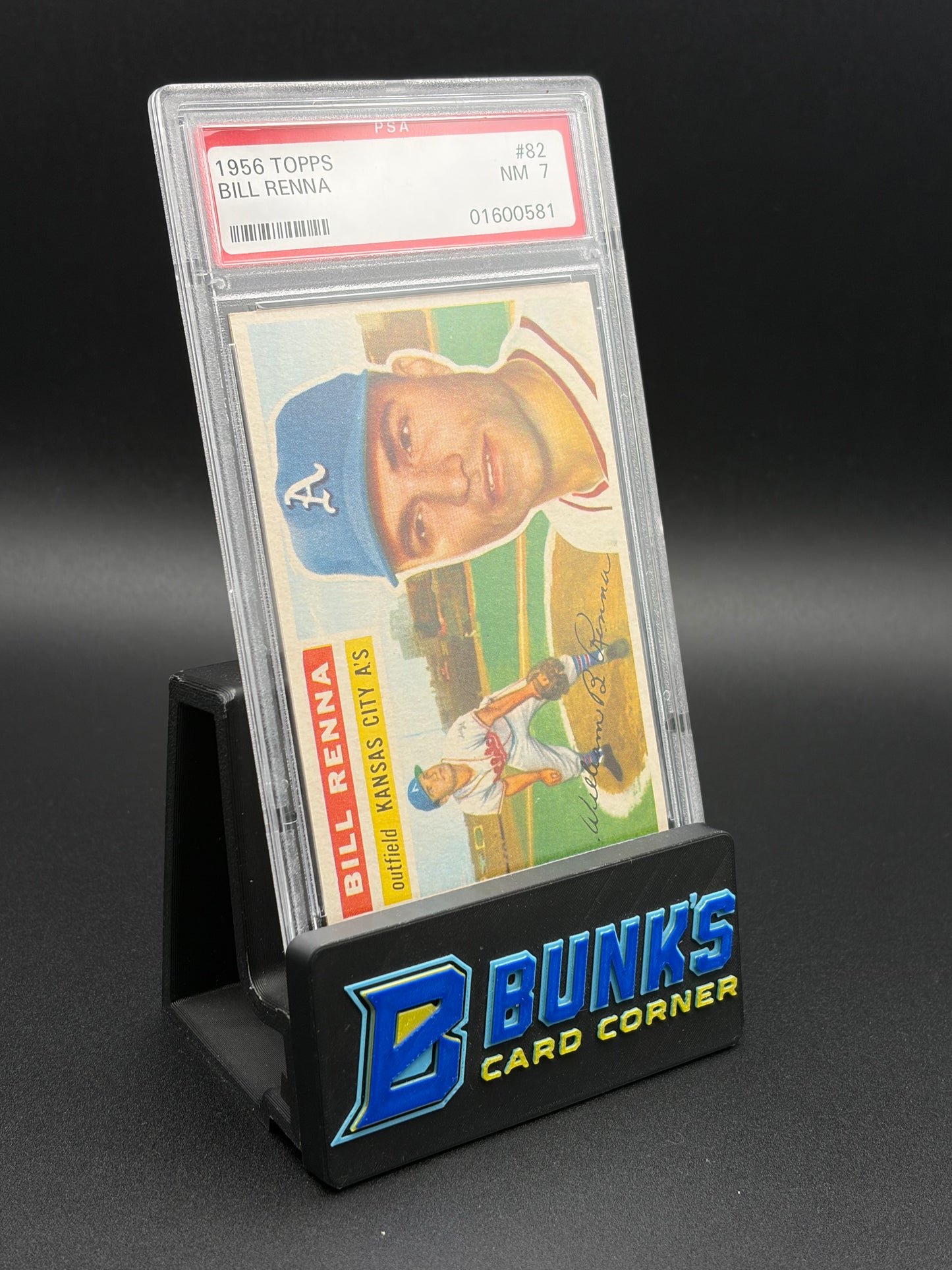 1956 Bill Renna Topps PSA 7