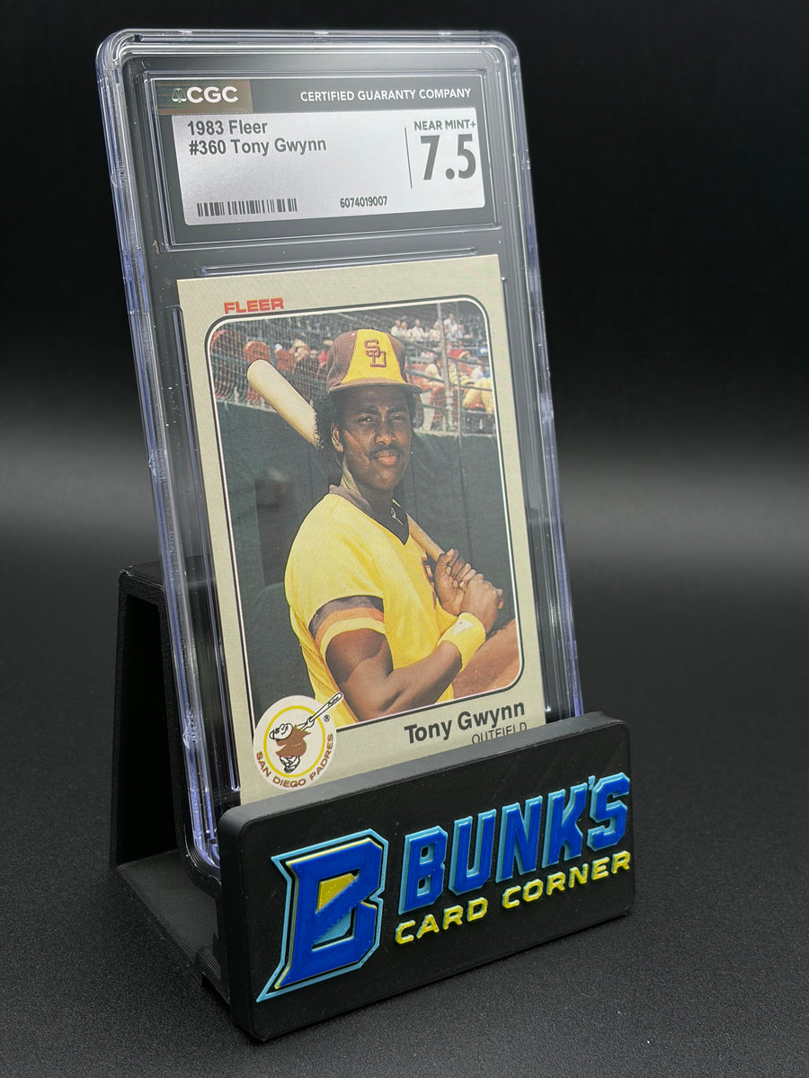 1983 Tony Gwynn Fleer CGC 7.5 HOF